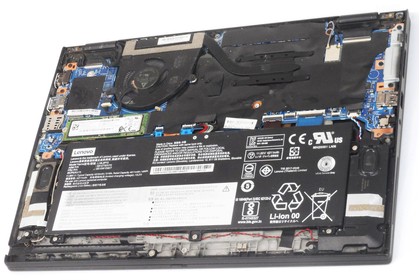 Internal Photo of Lenovo Thinkpad X280 A285 X390 X395, X13 Gen 1, L13 Gen 1 Gen 2, L13 yoga Gen 1 black frame backlit US keyboard high copy (ThinkPad X13 Yoga Gen 1)